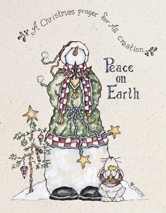 Framed Christmas Prayer Print