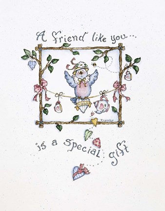 Framed Friend Like You Print