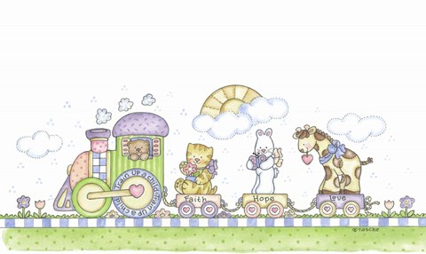 Framed Train Up A Child 2 Print