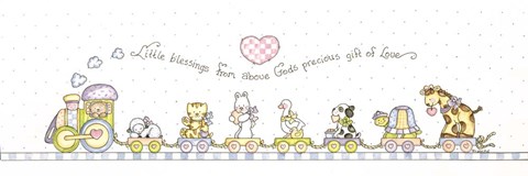 Framed Little Blessings From Above Print