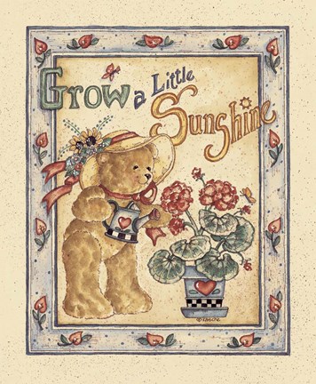 Framed Grow a Little Sunshine Print