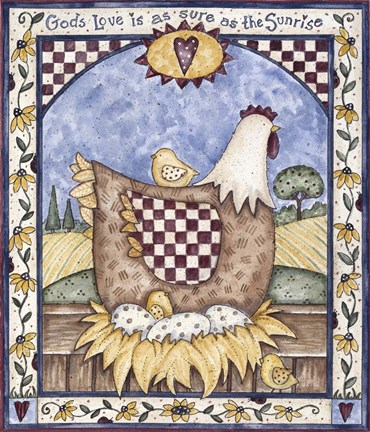 Framed God&#39;s Love Print