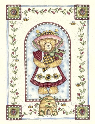 Framed Friend Is A Bee-Utiful Blessing Print