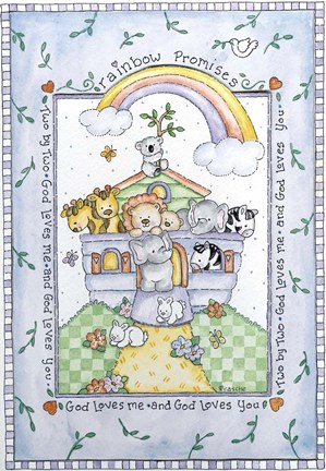 Framed Rainbow Promises Print