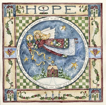 Framed Christmas Hope Print