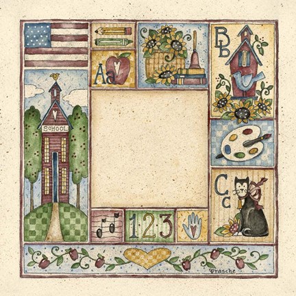 Framed Teacher&#39;s Frame Print