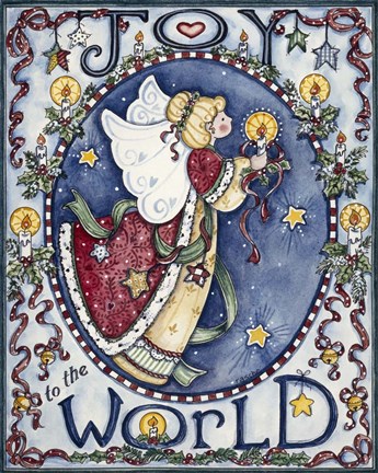 Framed Joy To The World 2 Print