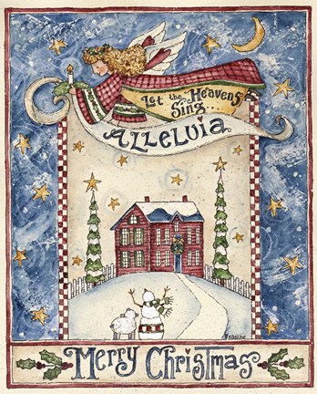 Framed Let The Heavens Sing Print