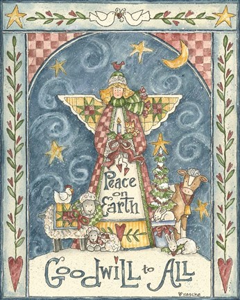 Framed Good Will To All Print