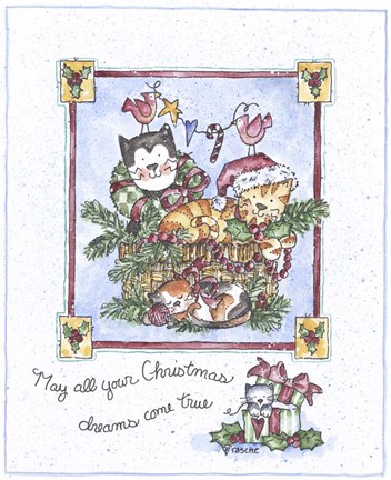 Framed May All Your Christmas Dreams Come True Print