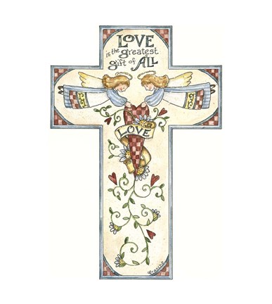 Framed Love Is The Greatest Gift Of All Print