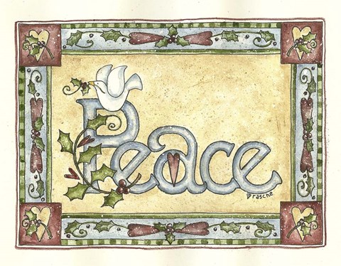 Framed Peace Print