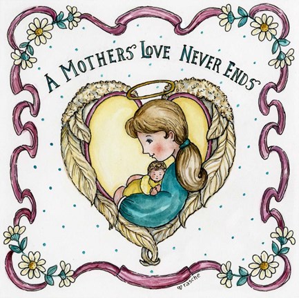 Framed Mother&#39;s Love 2 Print