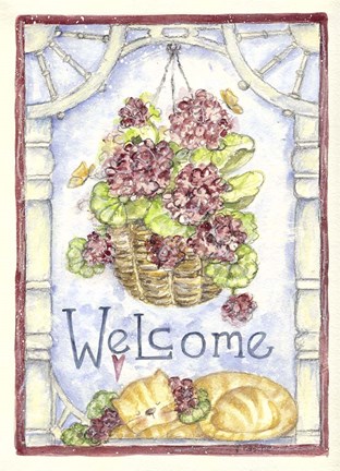 Framed Welcome Print