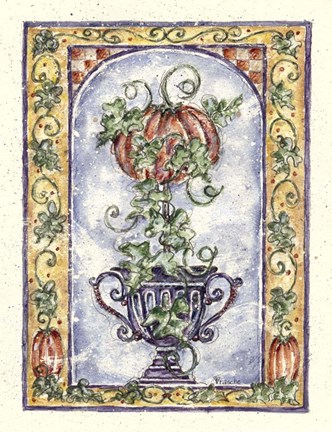 Framed Pumpkin Centerpiece Print