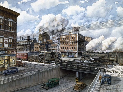 Framed Penn 6500 Print