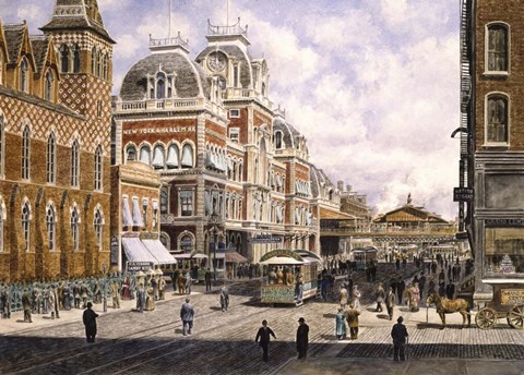 Framed New York,  Central Station Print