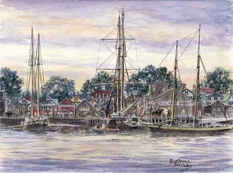 Framed Providence Town Print