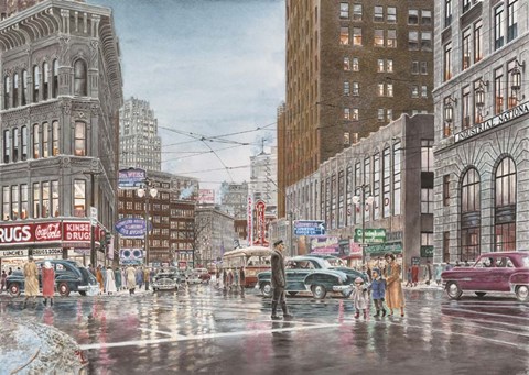 Framed Crossing Print