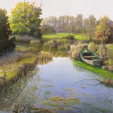 Framed Sul Fiume View Print