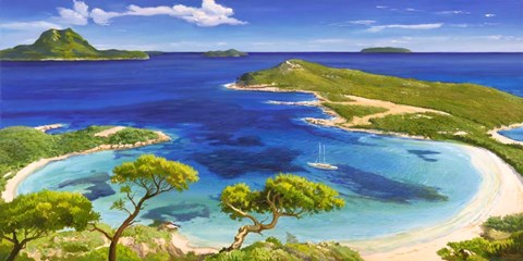 Framed Mediterraneo Print
