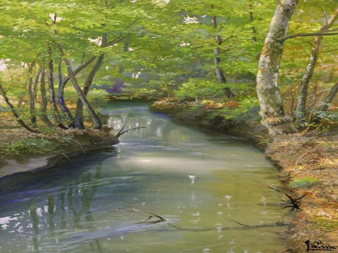 Framed Nel Bosco Print