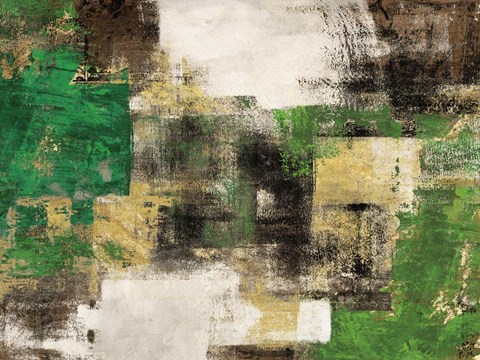 Framed Dream in Green Print