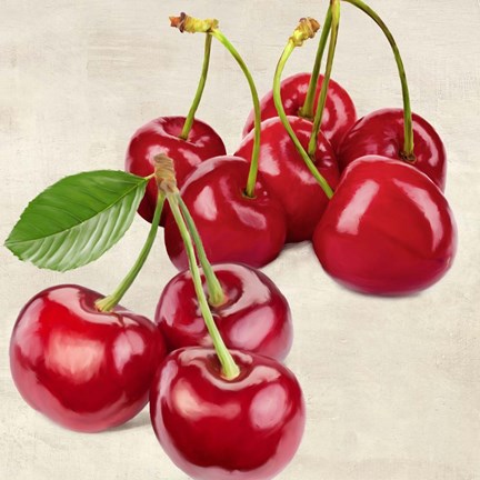 Framed Cherries Print