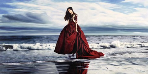 Framed On the Seashore Print