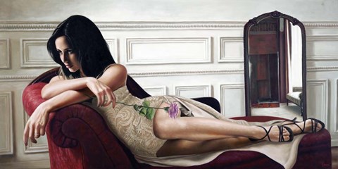 Framed Beauty in an Interior Print