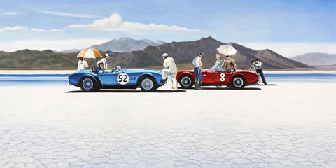 Framed Bonneville Salt Plains Print