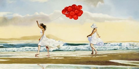 Framed Collecting Waves Print