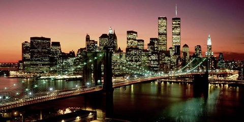 Framed Brooklyn Bridge, NYC Print