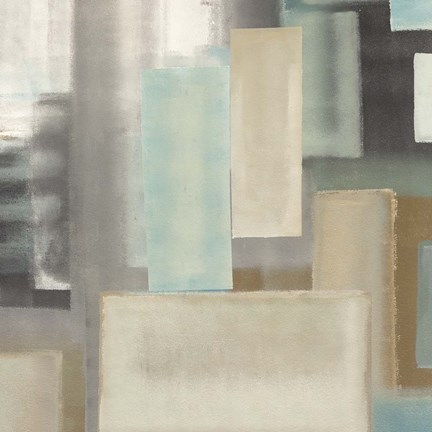 Framed Aqua II Print