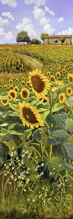 Framed Collina Toscana Print