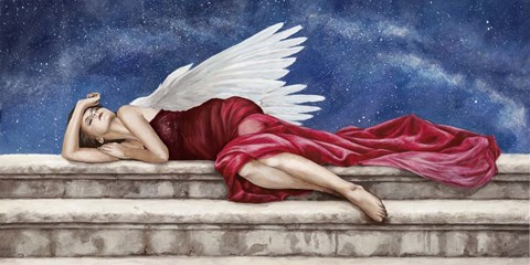 Framed Under a Starry Night Print