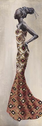 Framed Princesse d&#39;Afrique Print