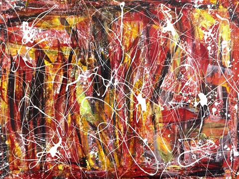 Framed Games in the Sun Print