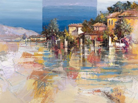 Framed Vele nel Cielo II Print