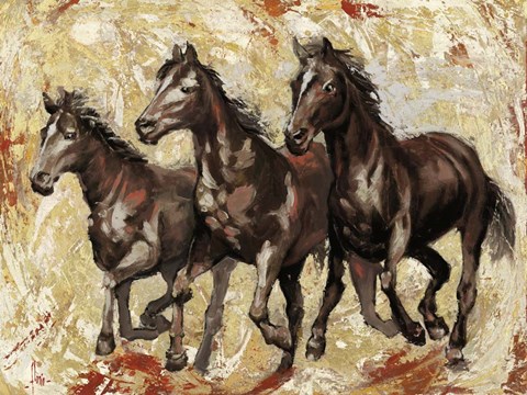 Framed Nel vento Print