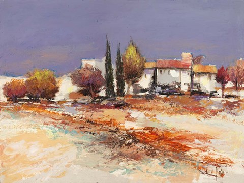 Framed Case nel Sole Print