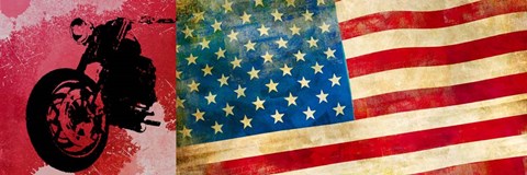 Framed On the Road, USA Print