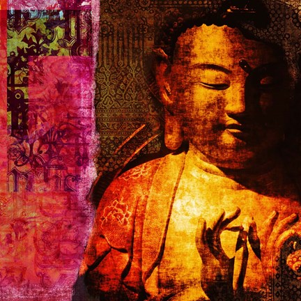 Framed Gold Dream (Detail) Print