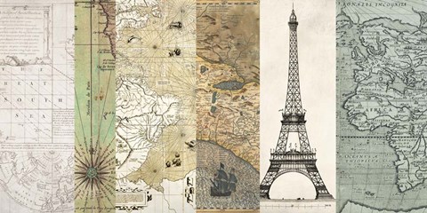 Framed Cahiers de Voyage I Print