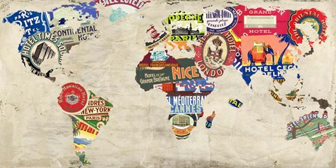 Framed Bon Voyage Print