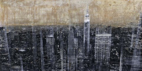 Framed NYC Aerial 3 Print