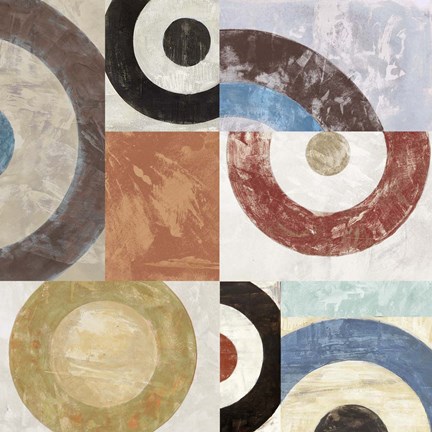 Framed Waves II Print