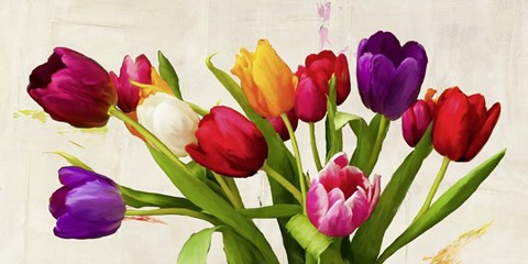 Framed Bouquet d&#39;Ete Print