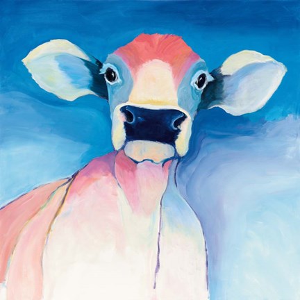 Framed Bella Blue Print