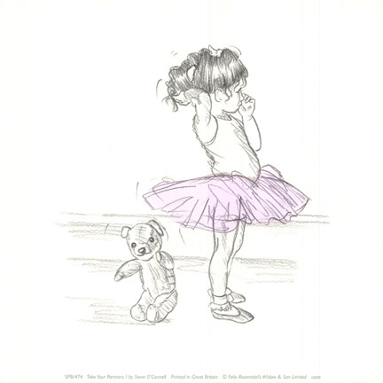 Framed Take Your Partners, I Print